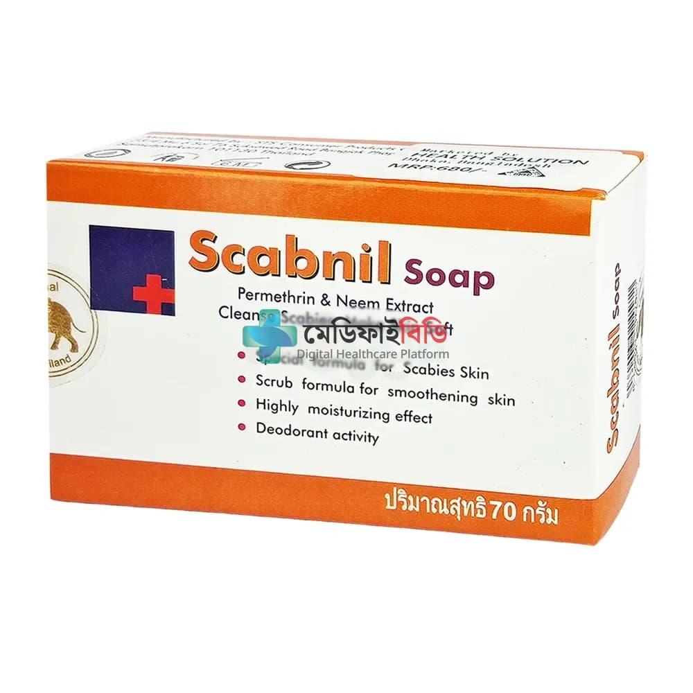 Scabnil Soap – 70 g null — Permethrin + Neem Extract