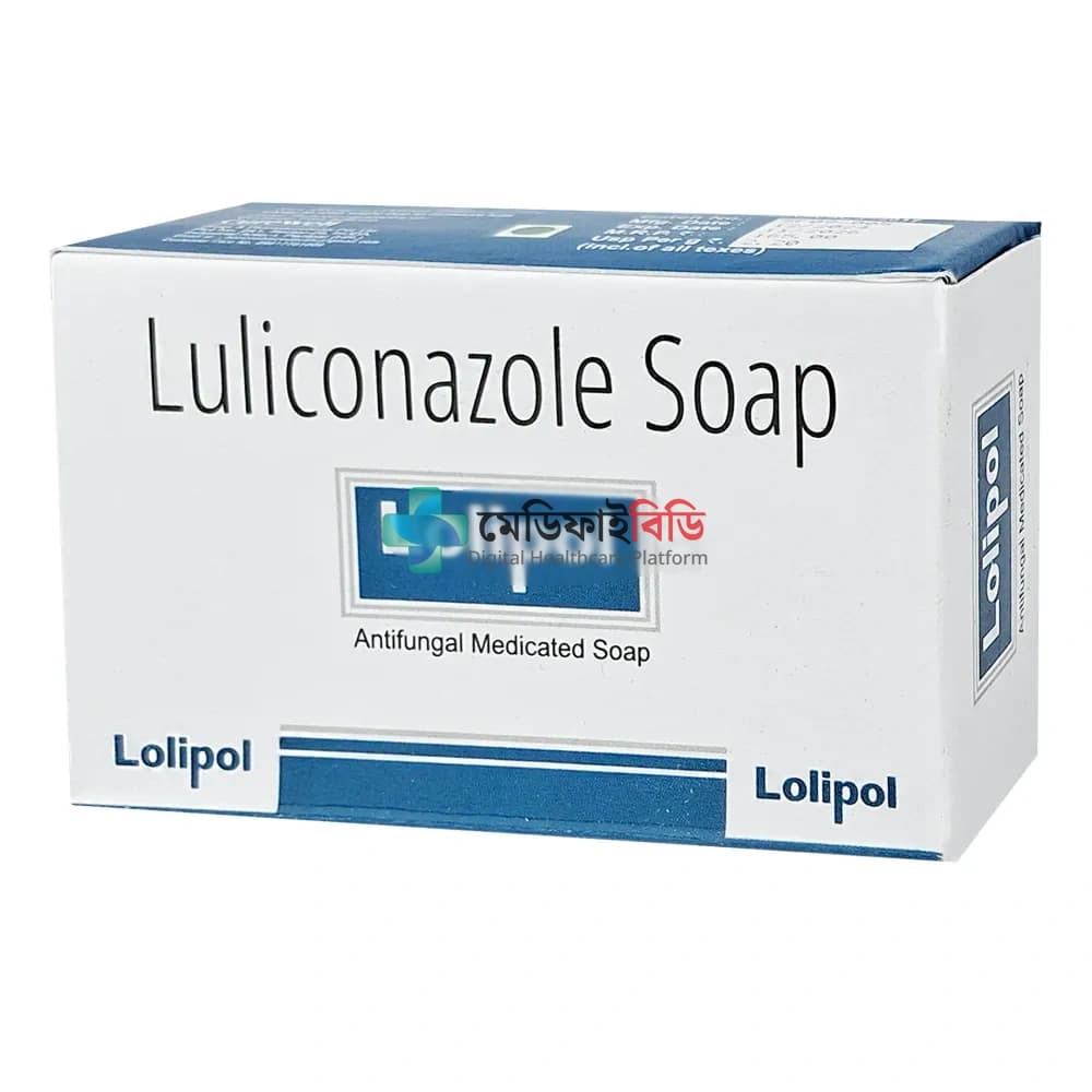 Lolipol Luliconazole Soap 75g – Medicated Anti-Fungal Soap for Healthy Skin null