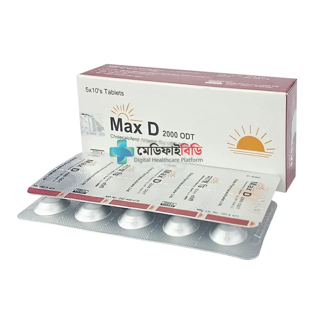Max D 2000 ODT 2000IU — Cholecalciferol (Vit. D3)