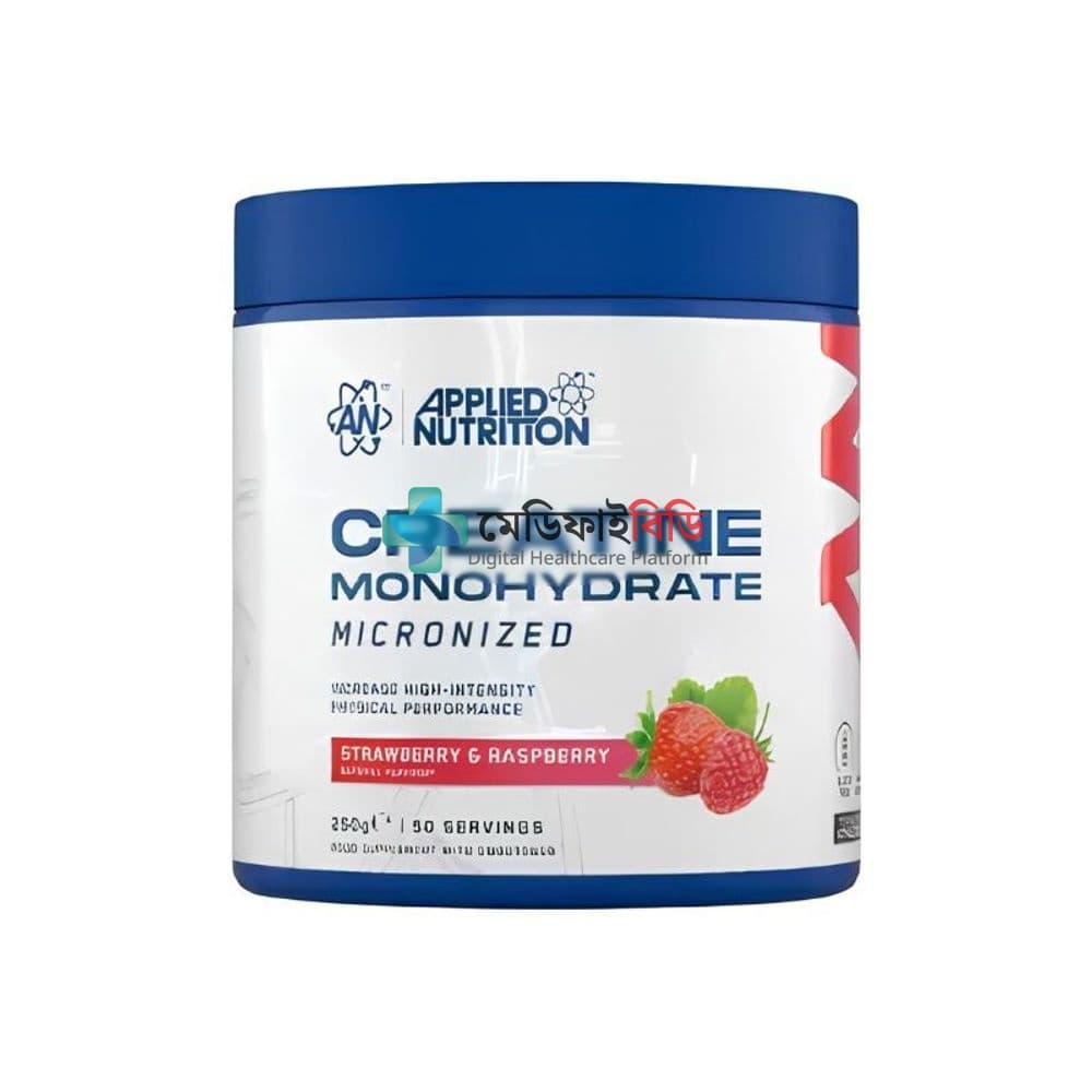 Applied Nutrition Creatine Monohydrate, Strawberry & Raspberry, 50 Serving null — 