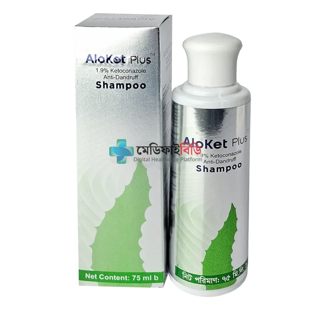 Aloket Plus Anti-Dandruff Shampoo – 75ml 2%