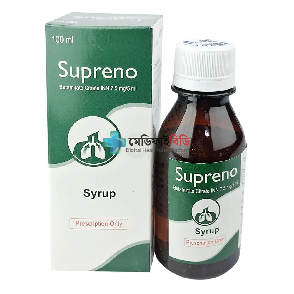 Supreno 100ml 7.5mg/5ml — Butamirate Citrate