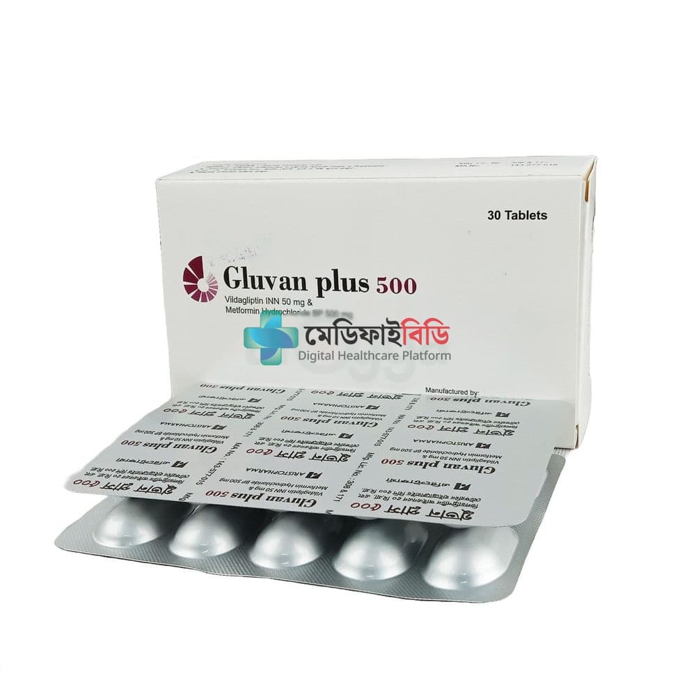 Gluvan Plus 500 500mg+50mg