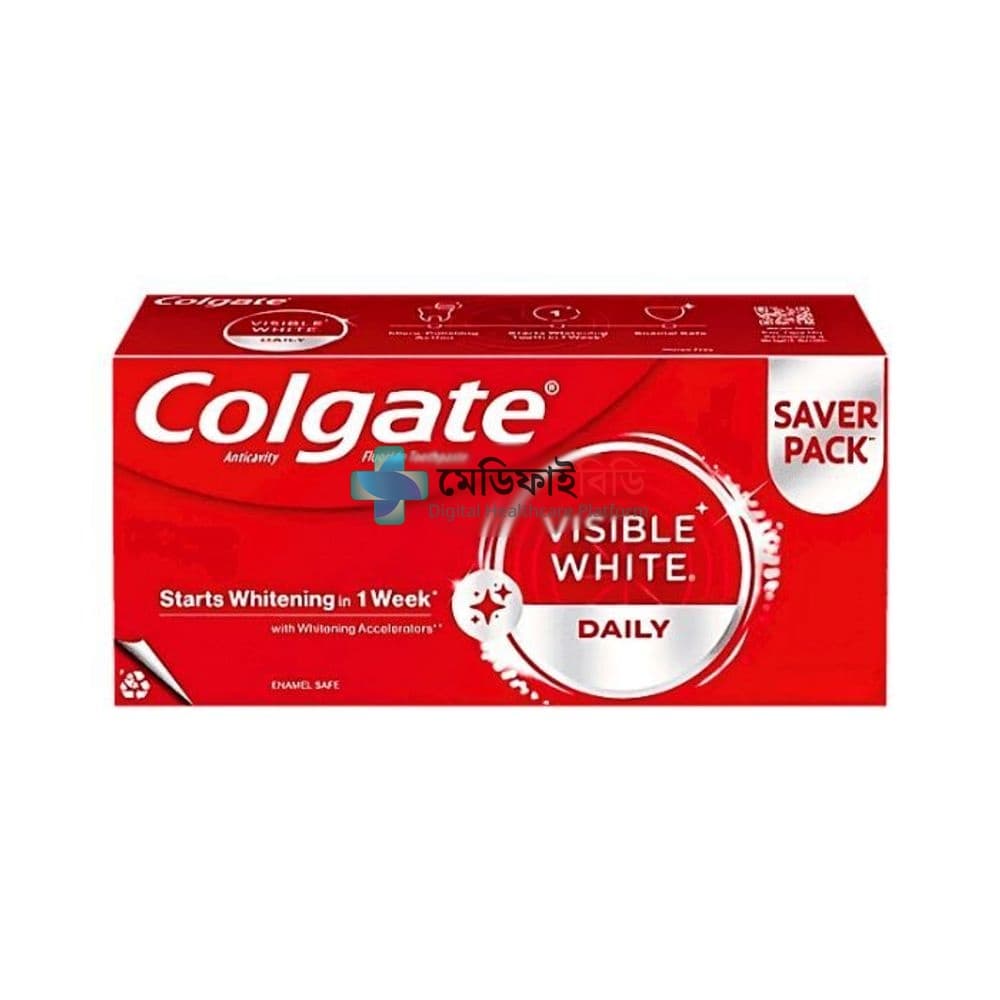 Colgate Visible White Daily Tooth Paste 240g null — 