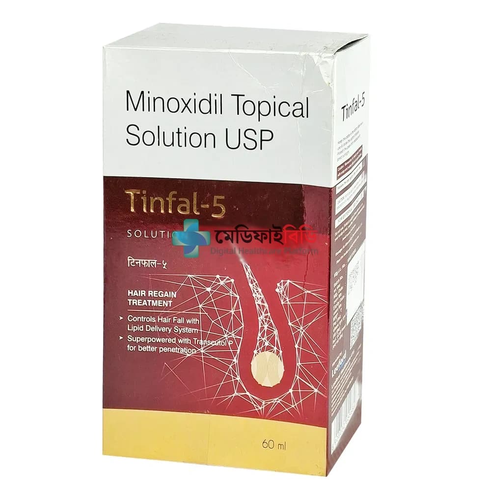 Tinfal-5 Minoxidil Topical Solution USP 60ml null — 