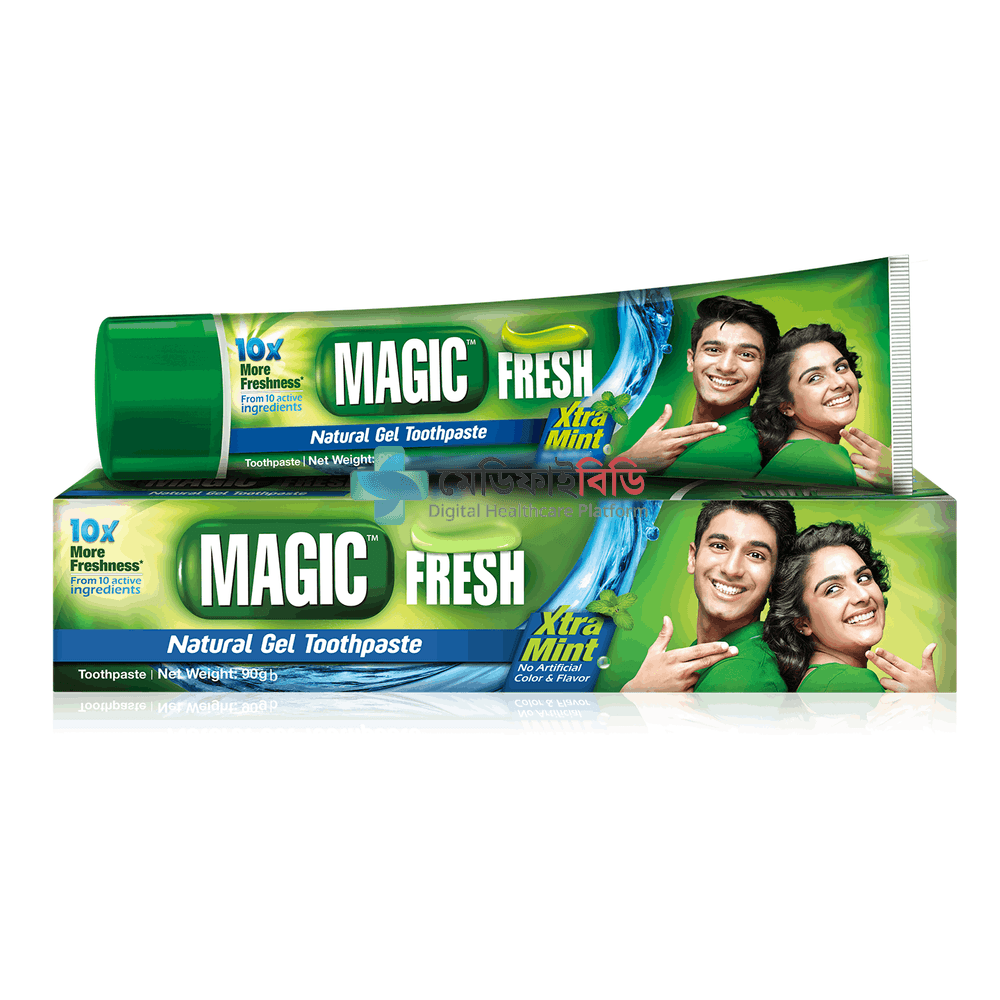 Magic Fresh Natural Gel Toothpaste 90gm null — 