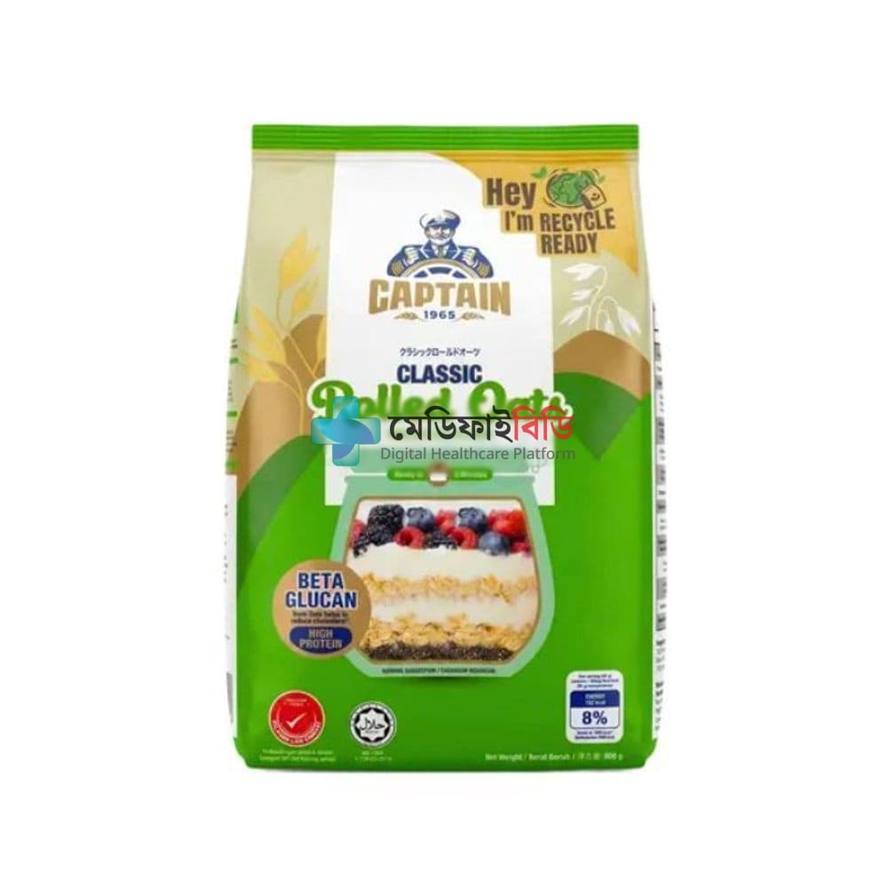 Captain Classic Rolled Oats 800g null — 