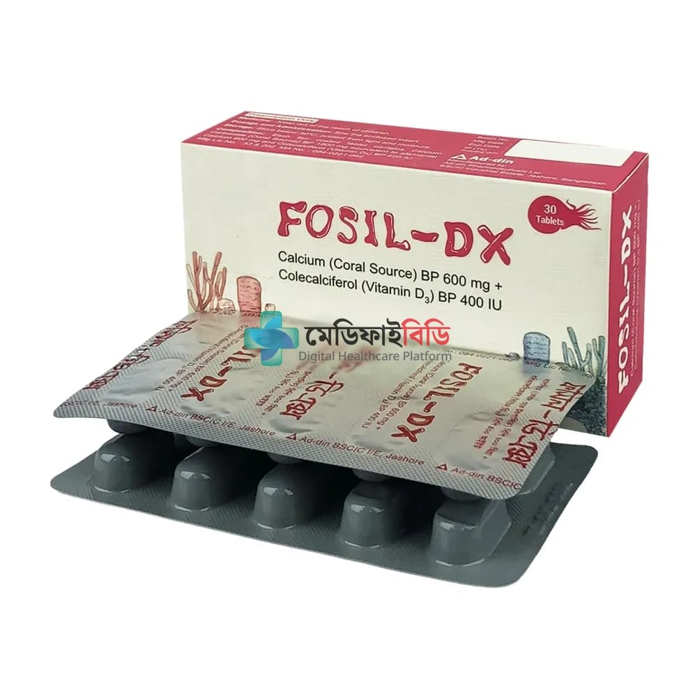 Fosil-DX 600mg+400IU — Calcium (Coral Source) + Vitamin D3