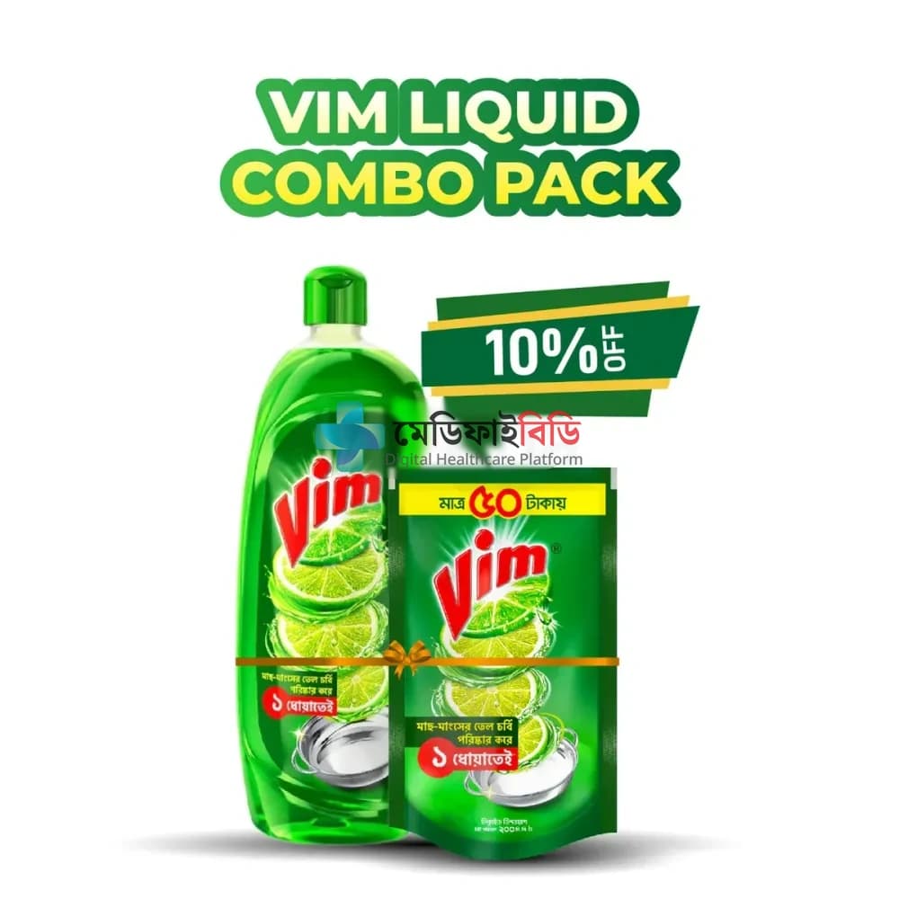 Vim Liquid Combo Pack (475ml+200ml) null — 