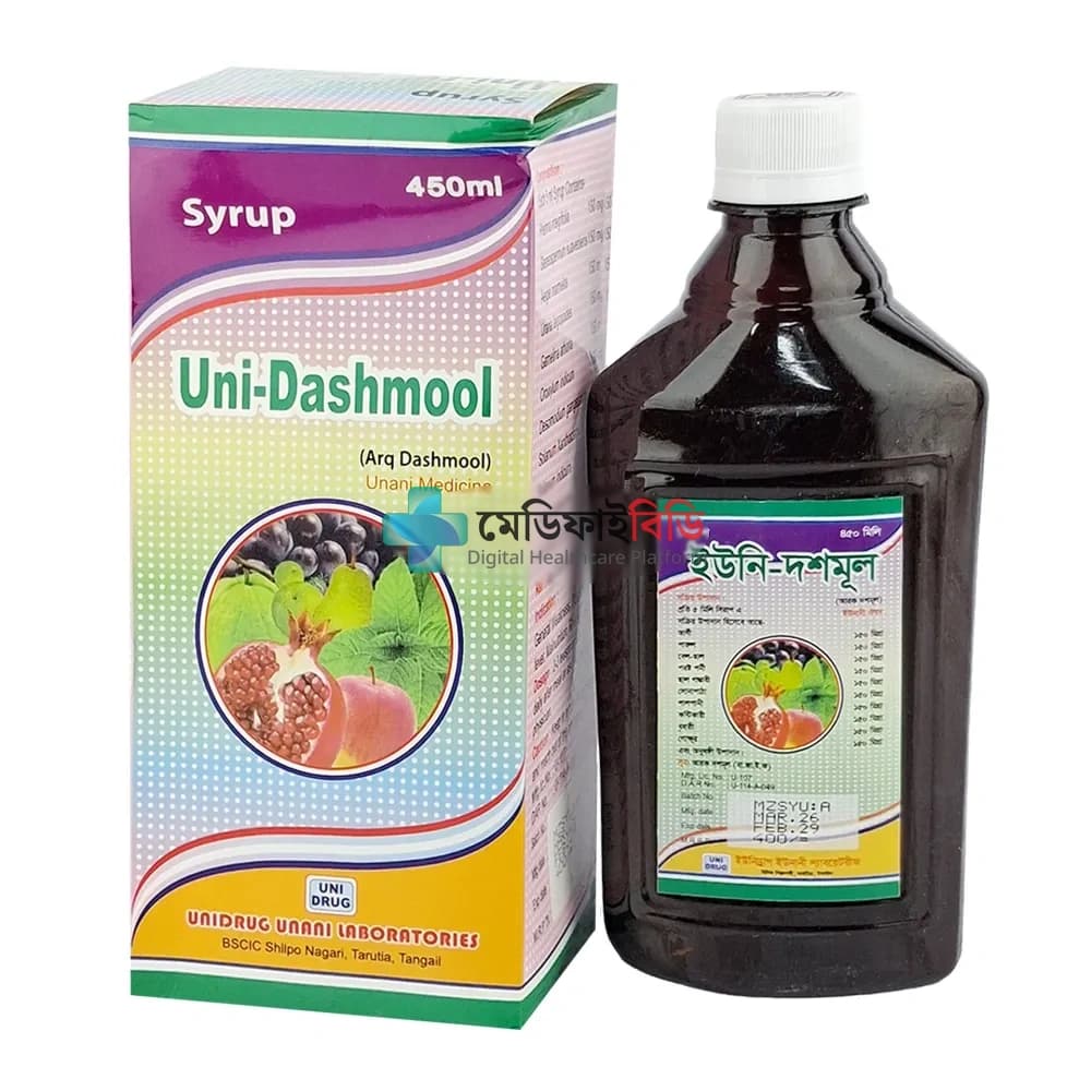 Uni-Dashmool 450ml (Arq Dashmool) null — 