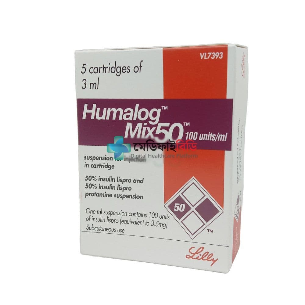 Humalog Mix 50 Cartridge 50%+50%