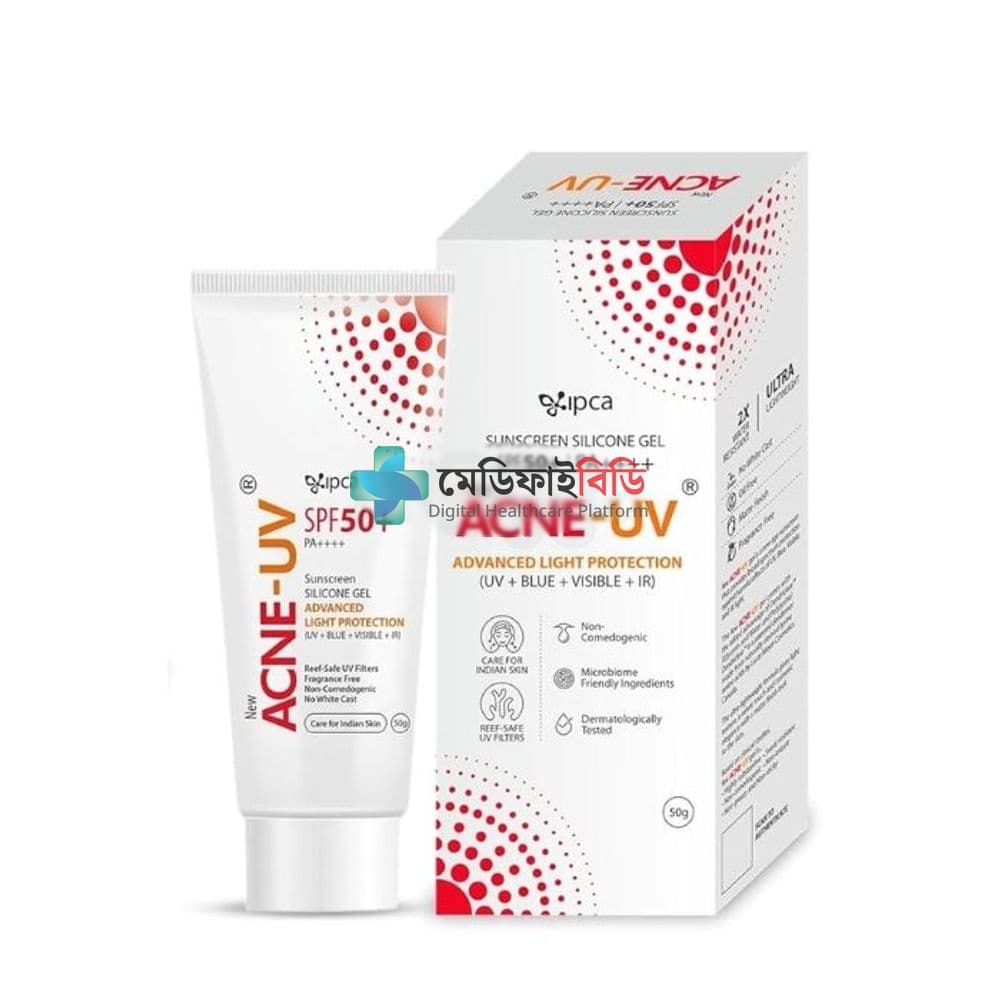 IPCA ACNE-UV Sunscreen SPF50+ PA+++ 50g null — 