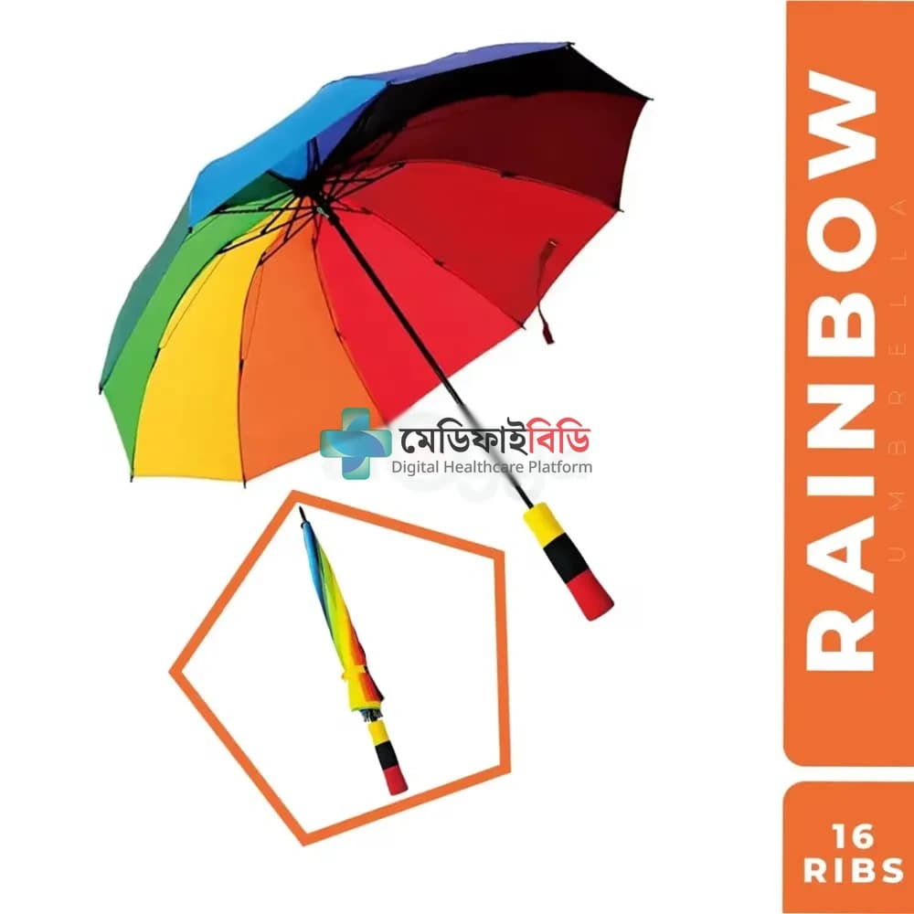 Rainbow Umbrella 16 Ribs (Labonis) null — 