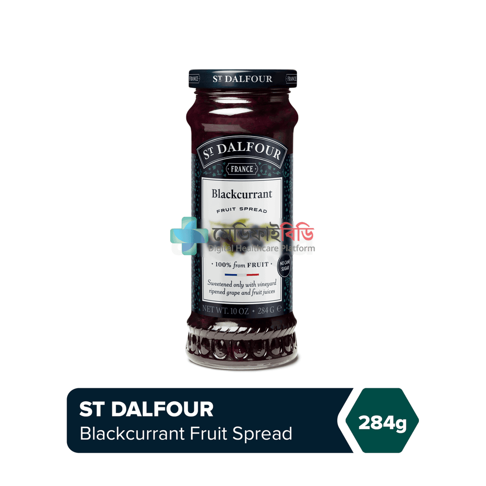 ST Dalfour Blackcurrant Fruit Spread 284g null — 