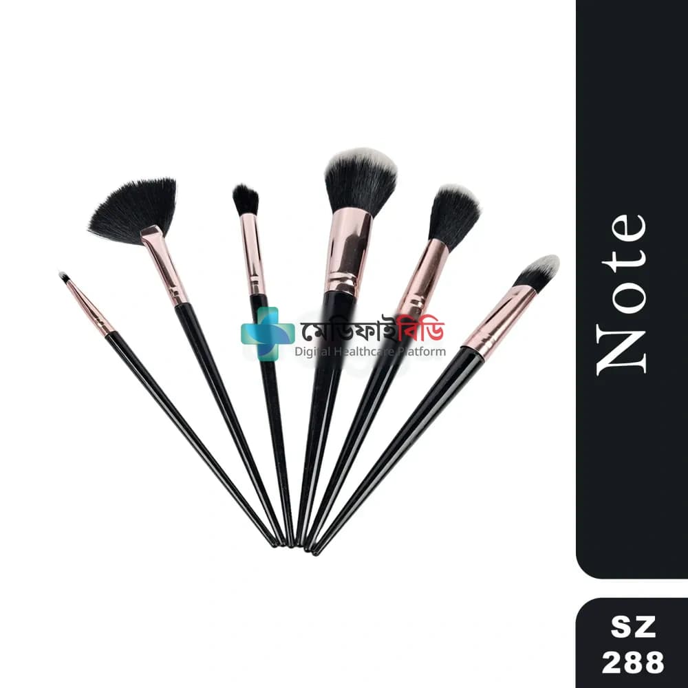 Note 6 piece Makeup Brush Set (SZ-288) null — 