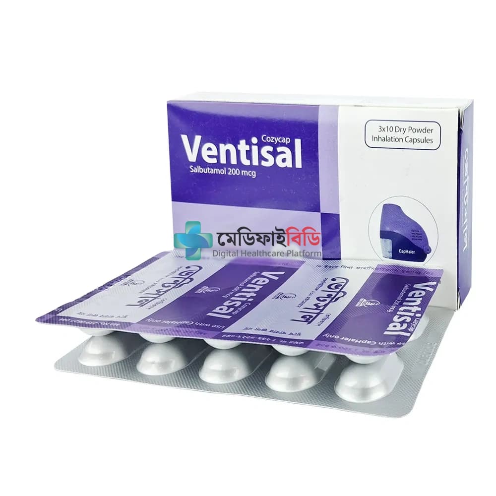 Ventisal 200 Cozycap 200mcg — Salbutamol