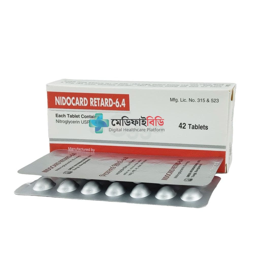 Nidocard RETARD 6.4 6.4mg