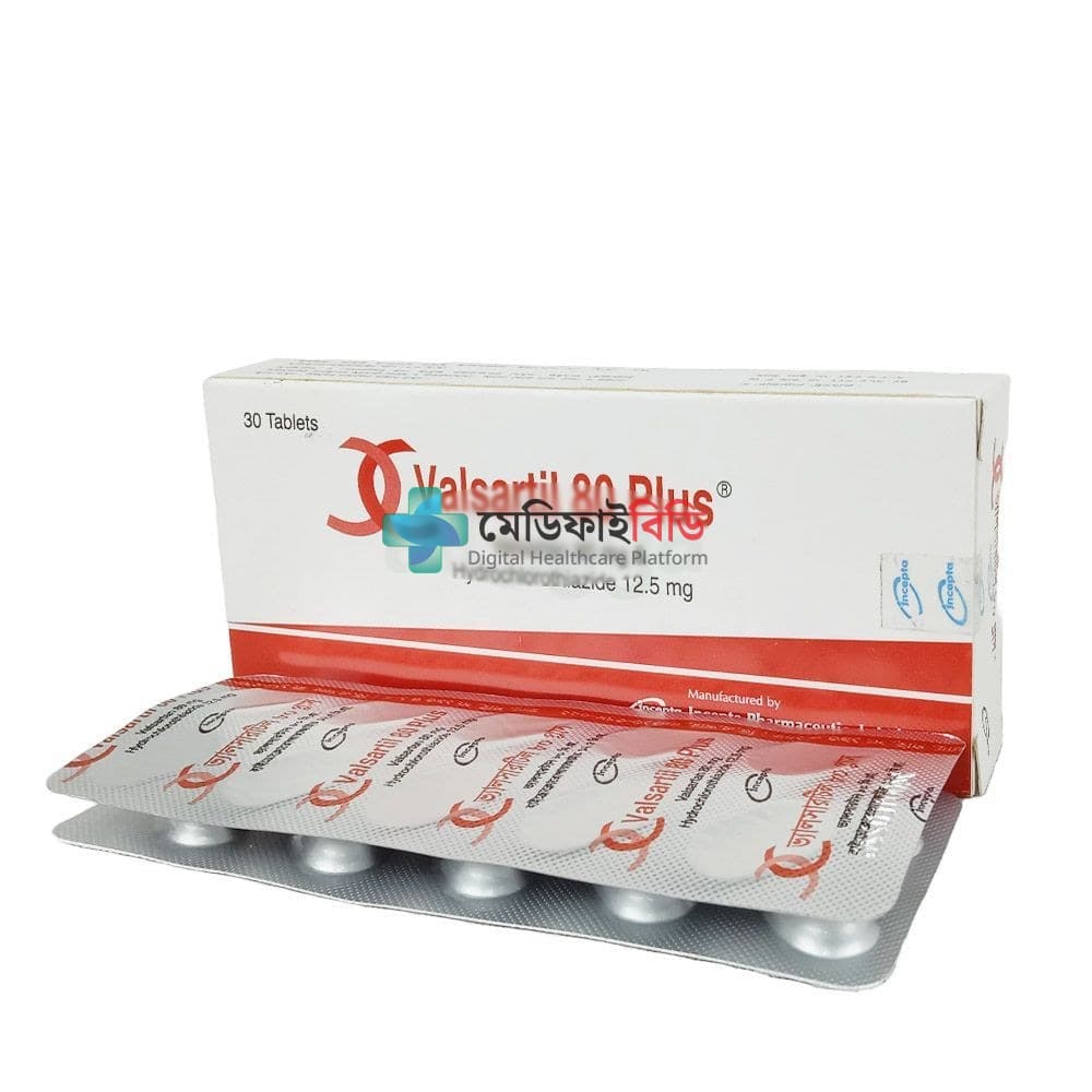 Valsartil Plus 80/12.5 12.5mg