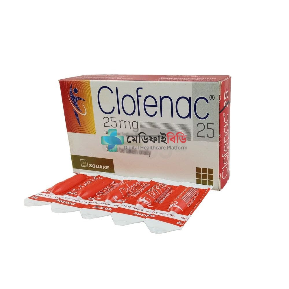 Clofenac 25 Suppository 25mg
