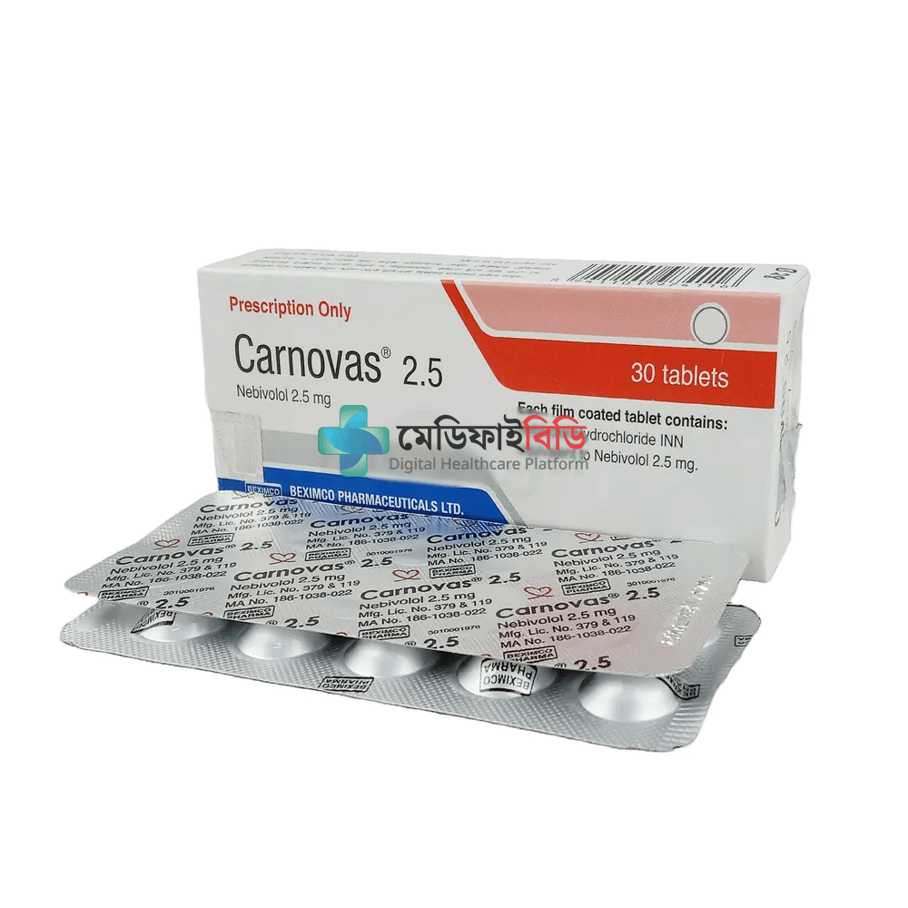 Carnovas 2.5 2.5mg