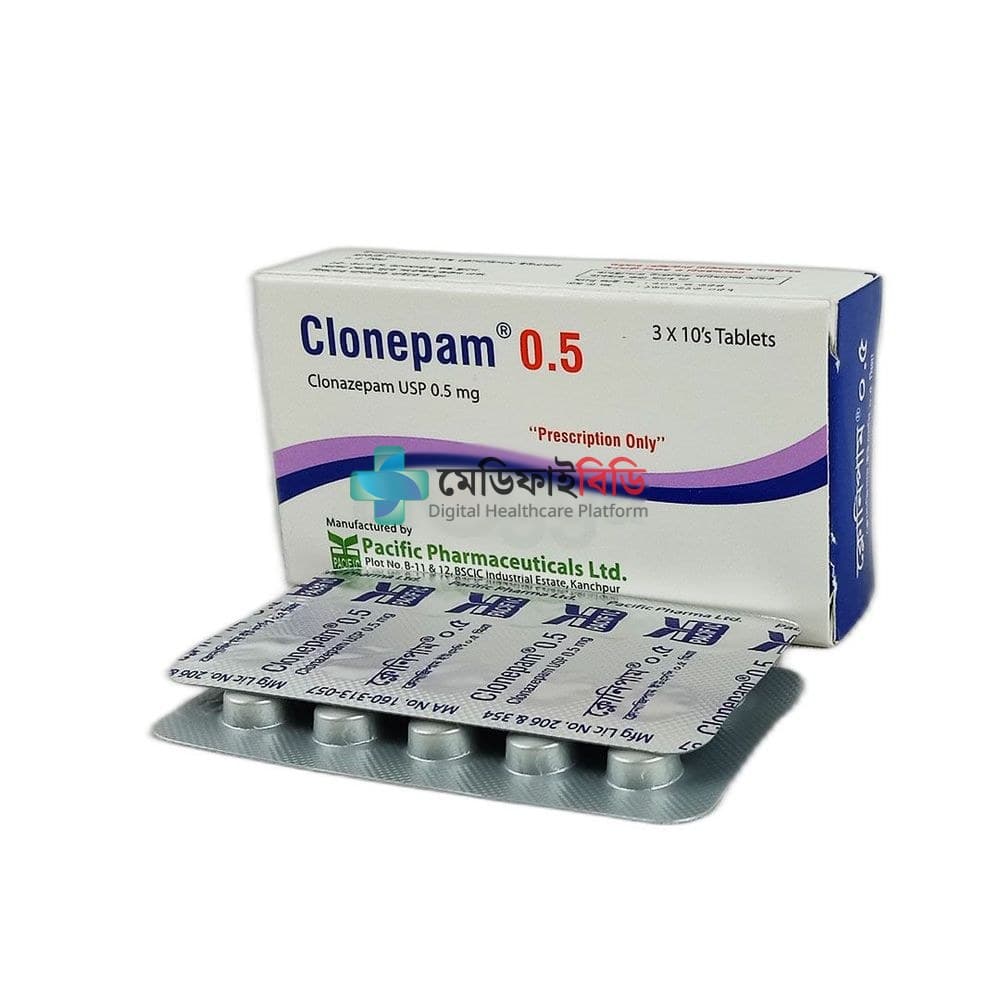 Clonepam 0.5 0.5mg