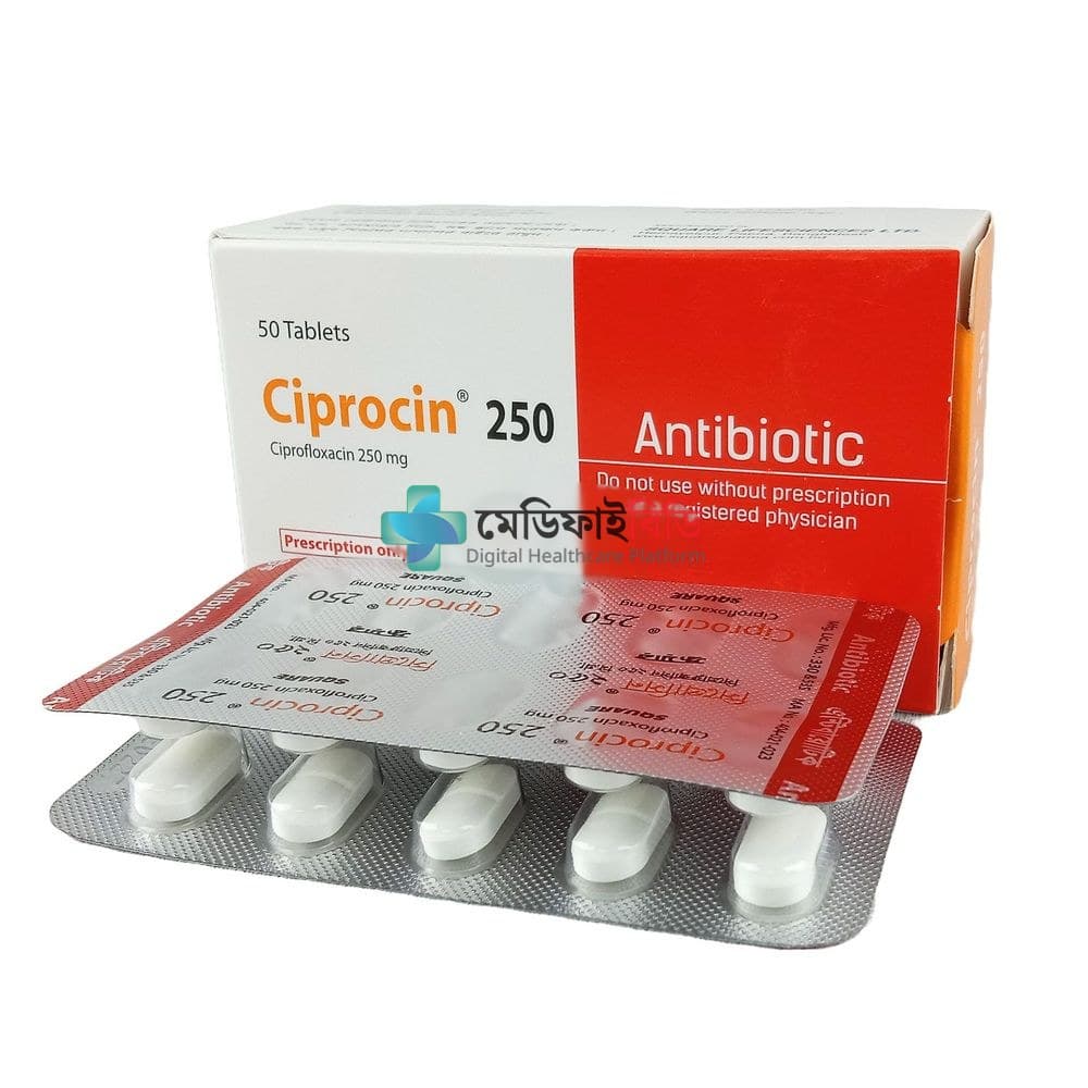 Ciprocin 250 250mg — Ciprofloxacin