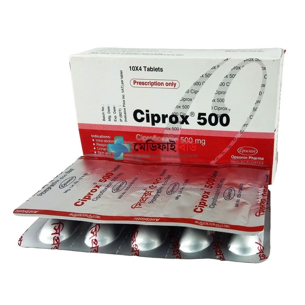 Ciprox 500 500mg — Ciprofloxacin