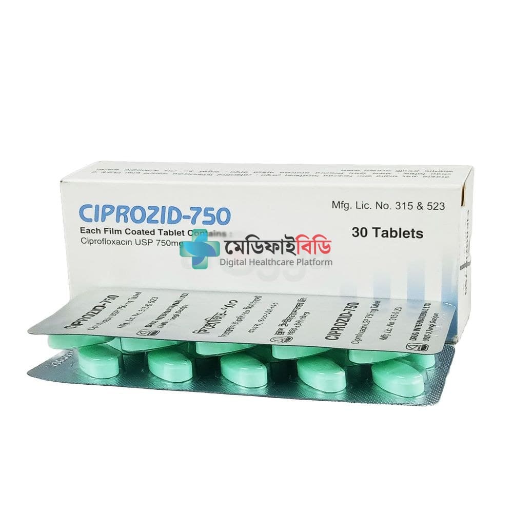 Ciprozid 750 750mg — Ciprofloxacin