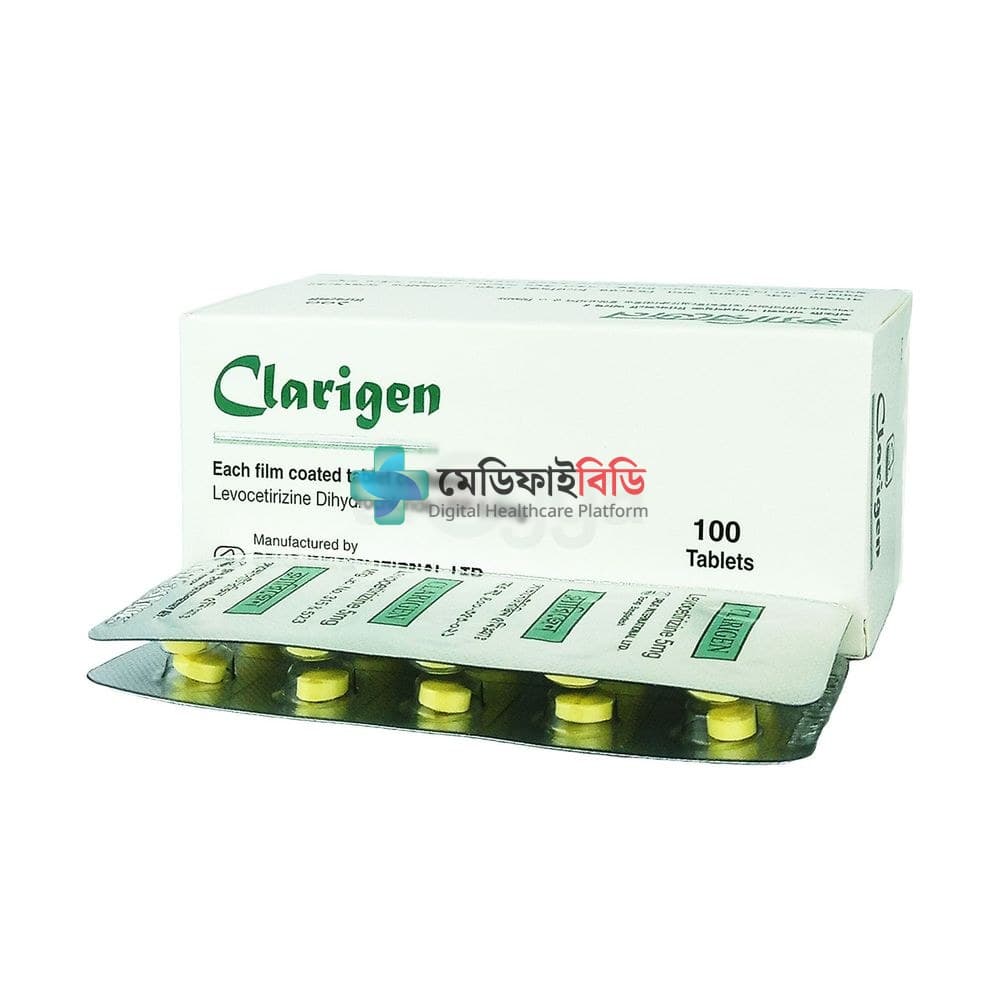 Clarigen 5mg — Levocetirizine Hydrochloride