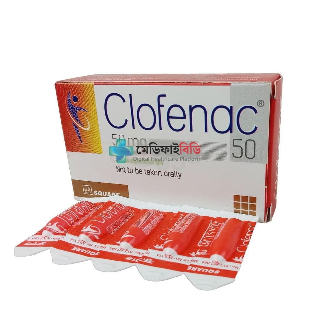 Clofenac 50 Suppository 50mg