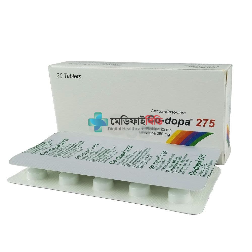 Co-Dopa 275 25mg — Carbidopa + Levodopa
