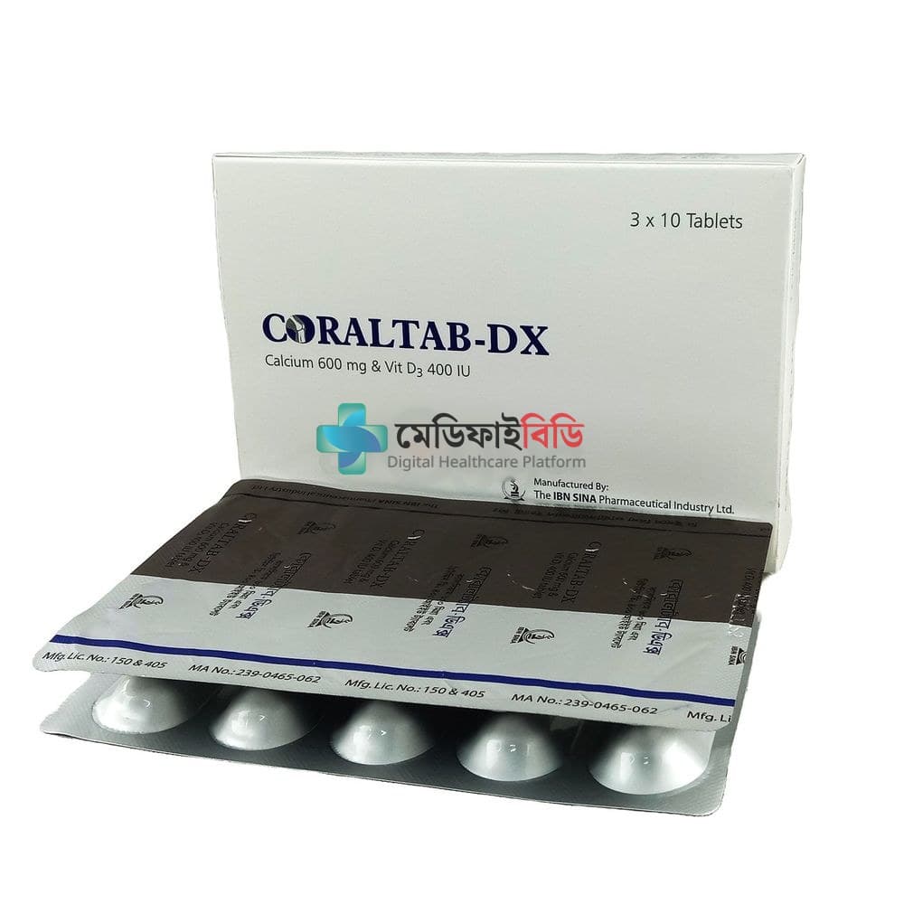 Coraltab-DX 600mg