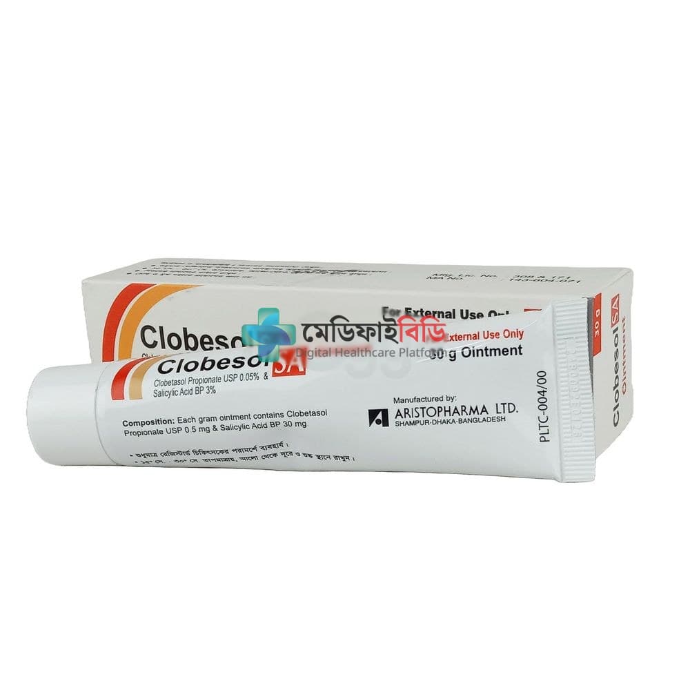 Clobesol SA 30g — Clobetasol Propionate + Salicylic Acid topicalPack Size : 11's Pack
