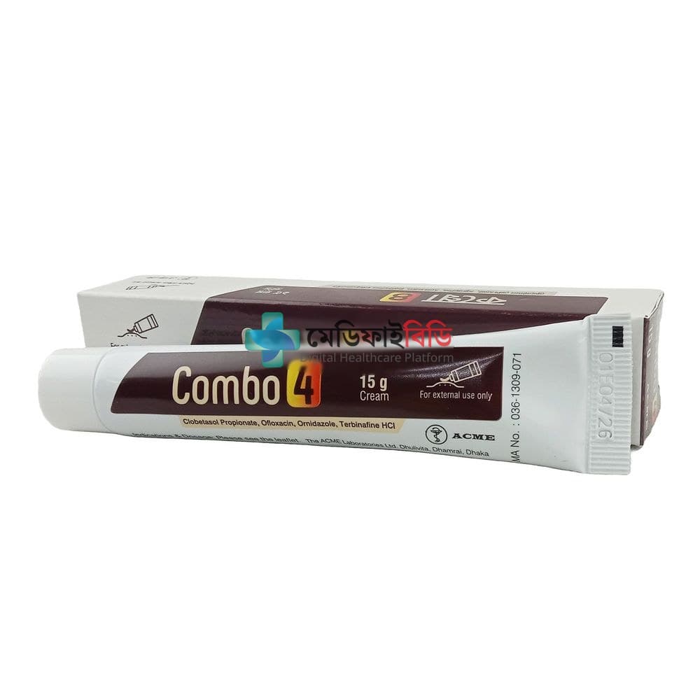 Combo 4 4 — Clobetasol Propionate+Terbinafine hydrochloride+Ofloxacin+Ornidazole