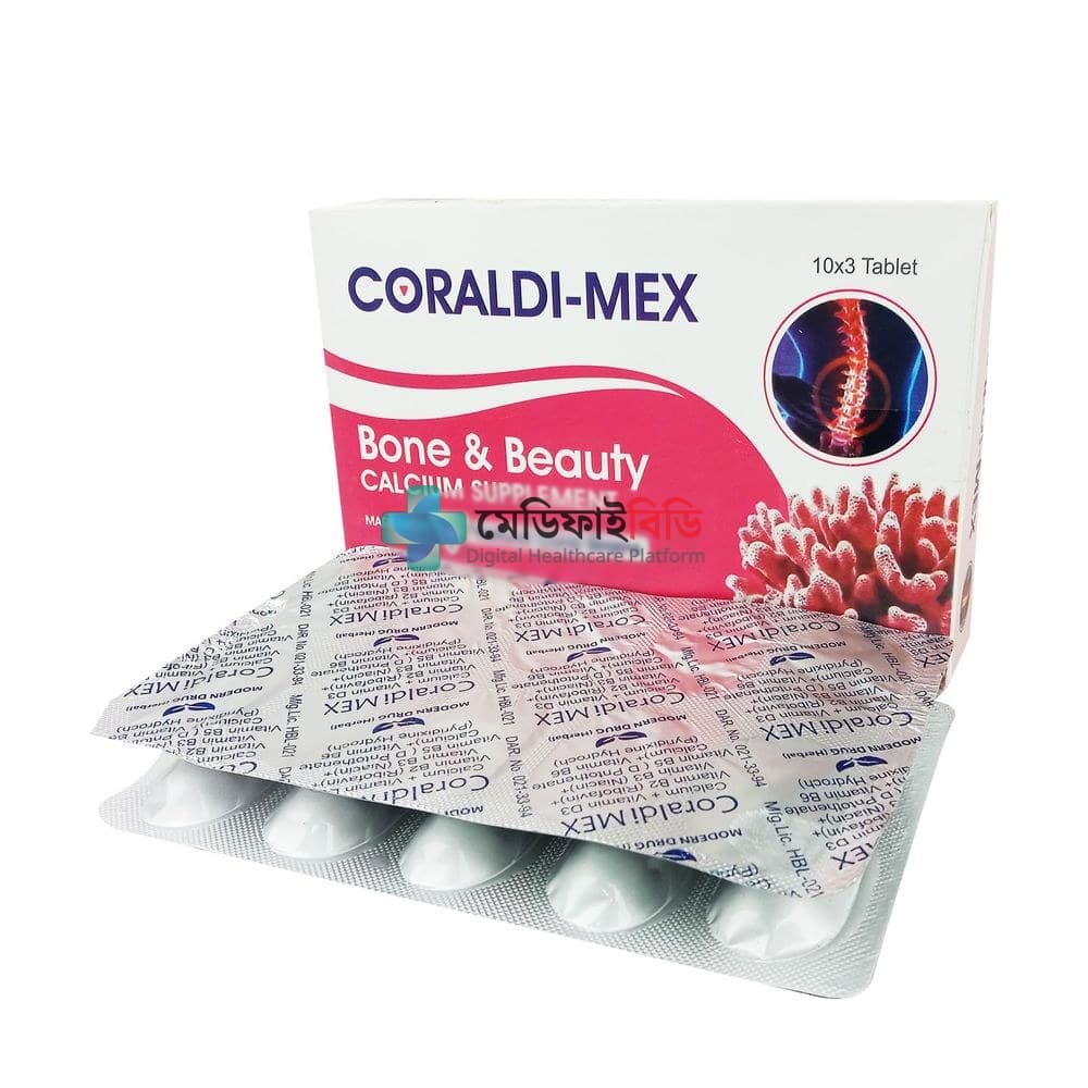 Coraldi-Mex null — Calcium + Vitamin (D3 + C + E) + Minerals