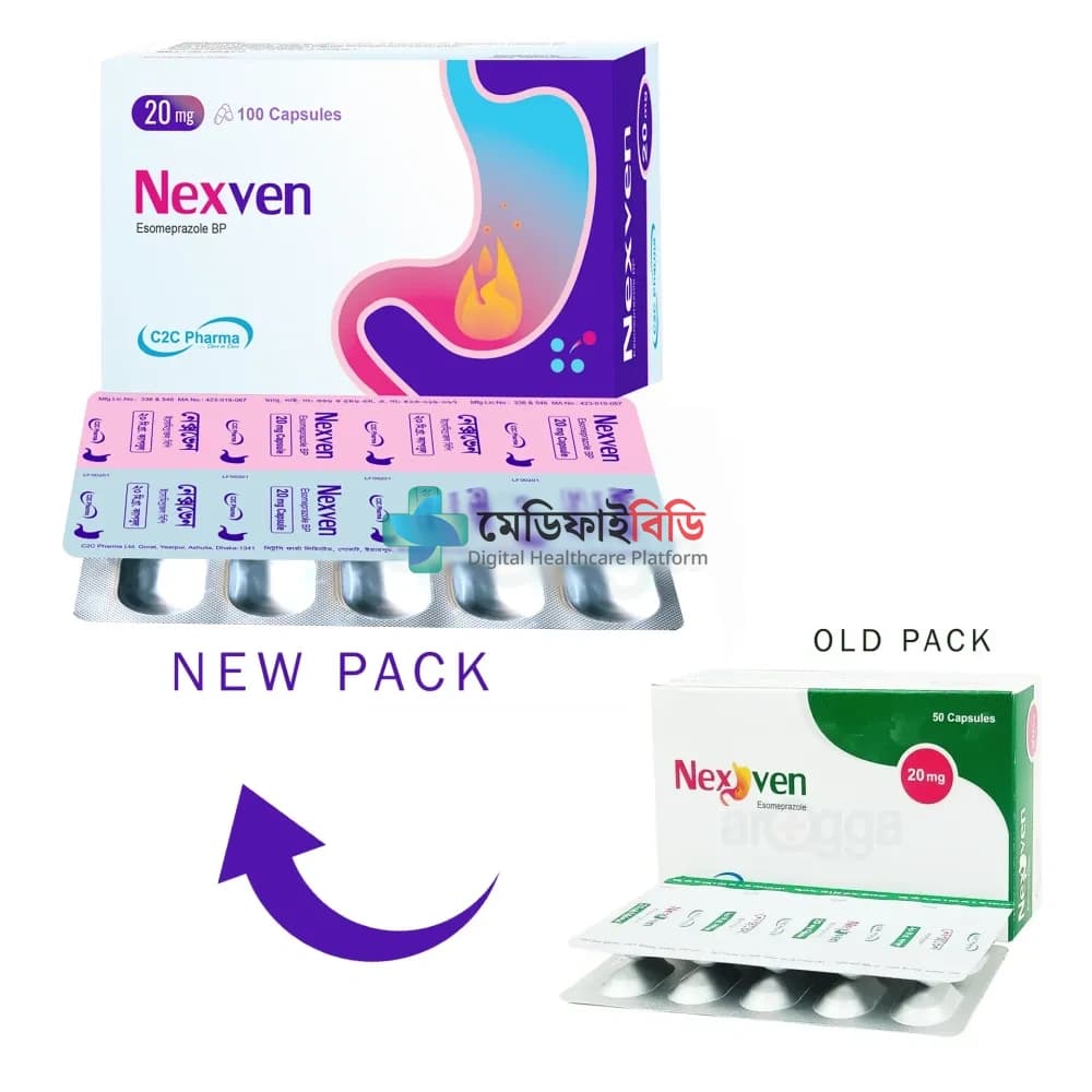 Nexven 20 20mg — Esomeprazole Magnesium Trihydrate