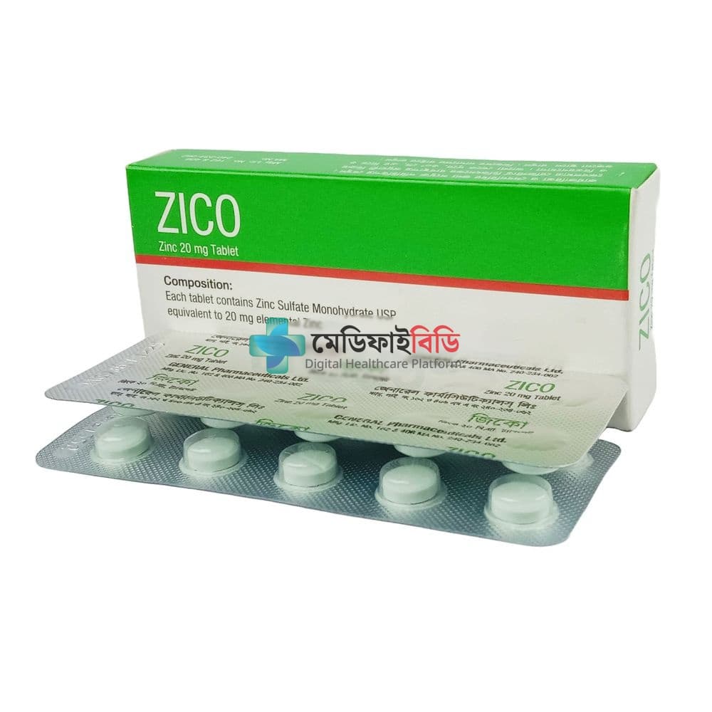 Zico 20 20mg — Zinc Sulphate Monohydrate