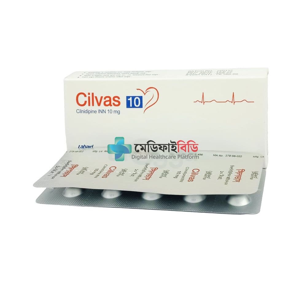Cilvas 10 10mg — Cilnidipine