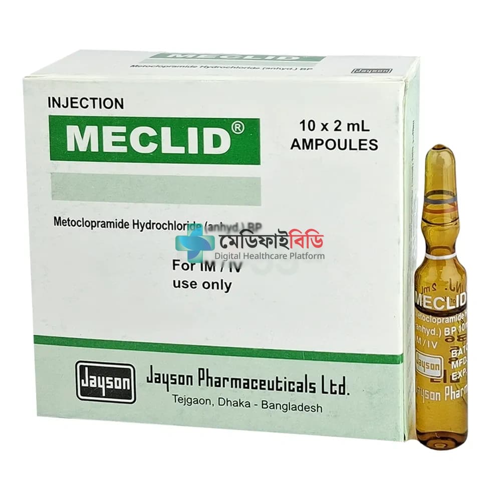 Meclid Injection 10mg/2ml — Metoclopramide Hydrochloride