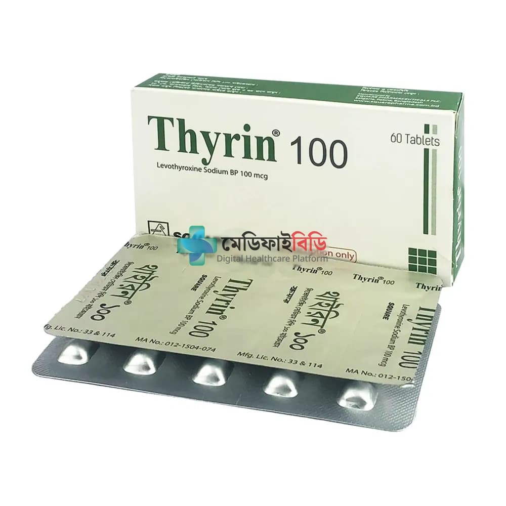Thyrin 100 100mcg — Levothyroxine Sodium