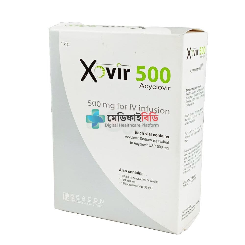 Xovir Lyo 500mg IV Infusion 500mg