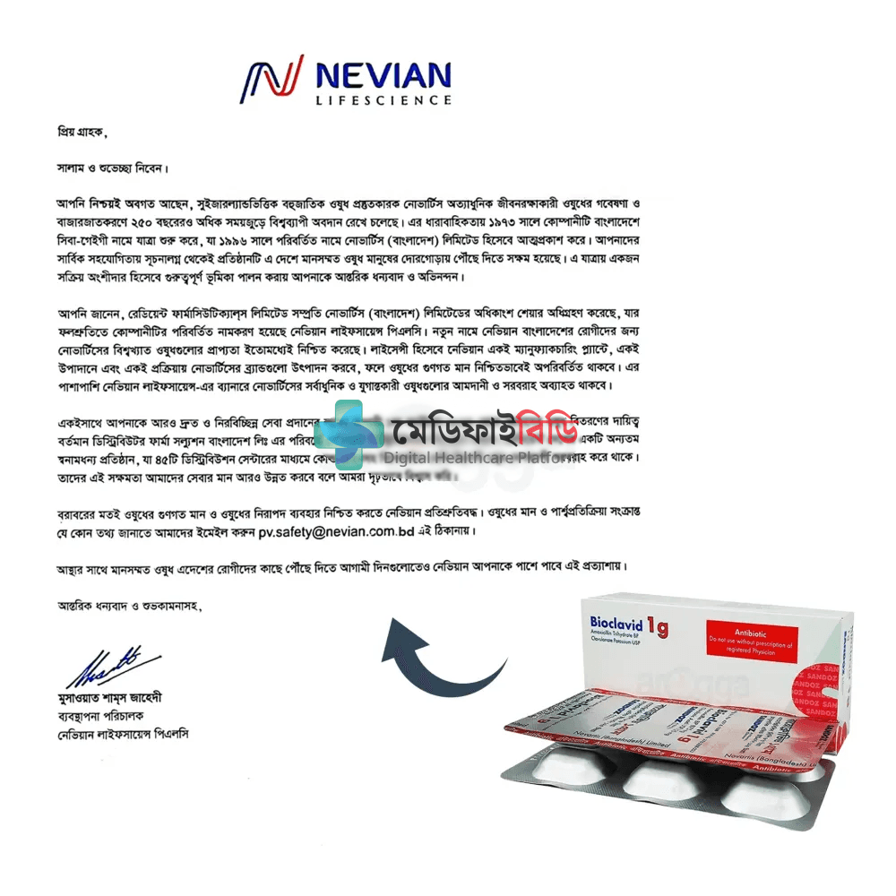 Bioclavid 1gm 875mg