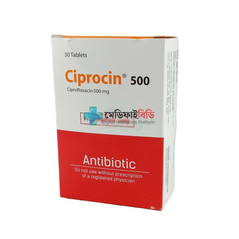 Ciprocin 500 500mg — Ciprofloxacin