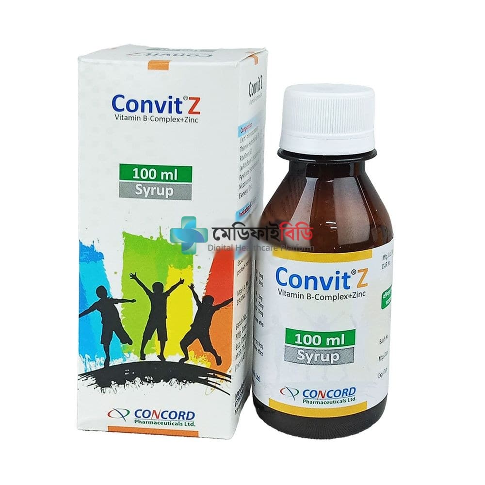 Convit Z 100ml 100ml — Vitamin B-complex + Zinc
