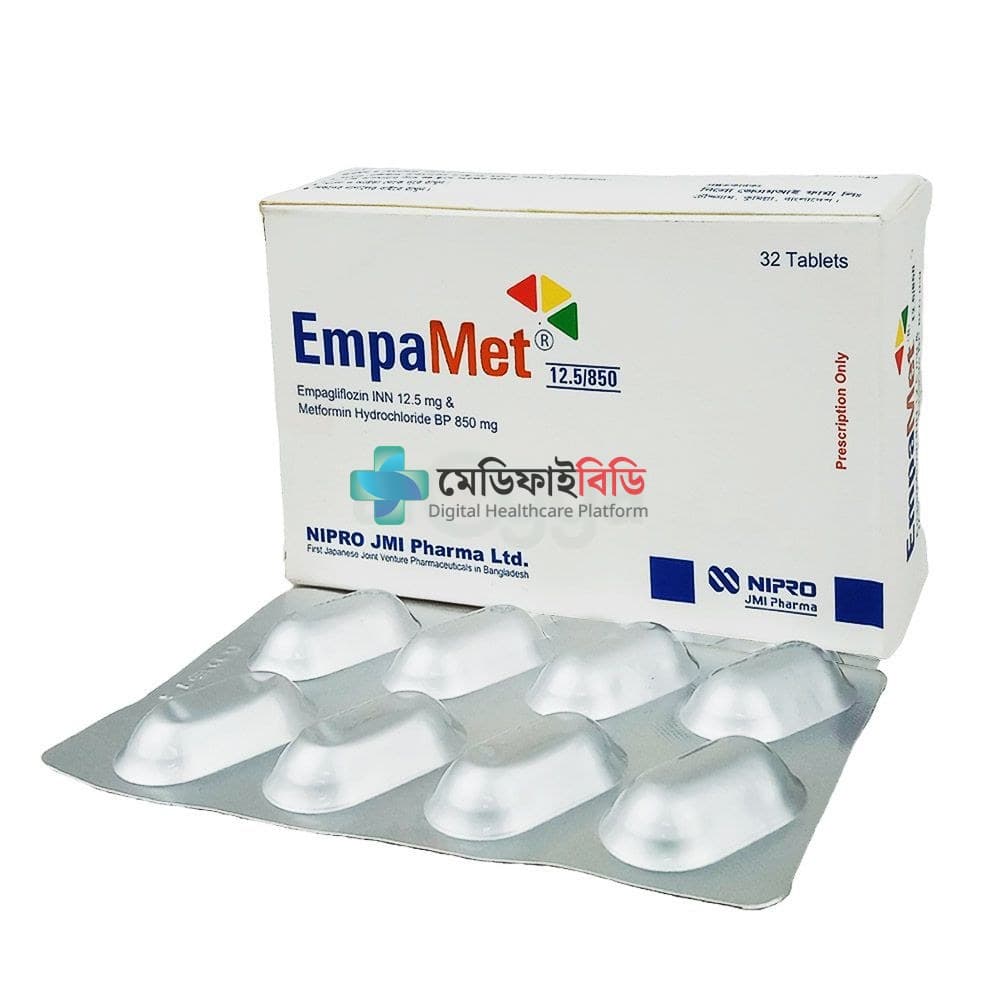 Empamet 12.5/850 12.5mg
