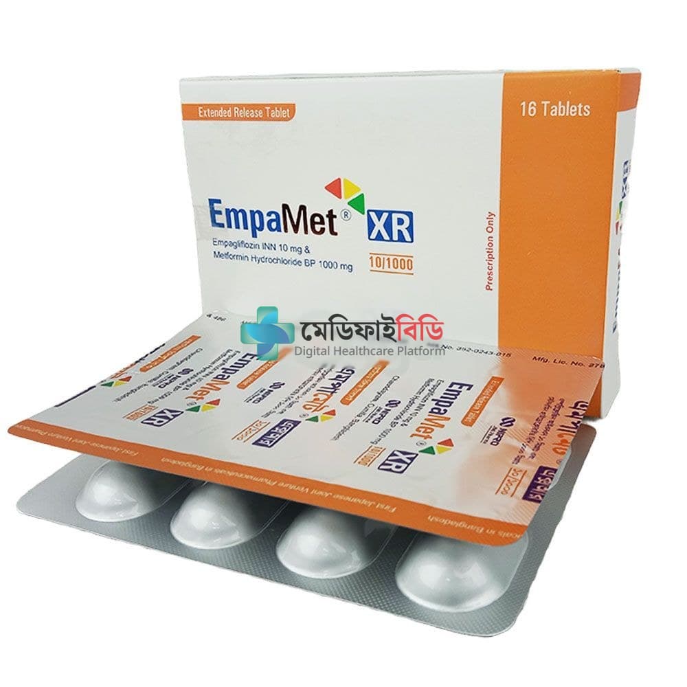 Empamet XR 10/1000 10mg