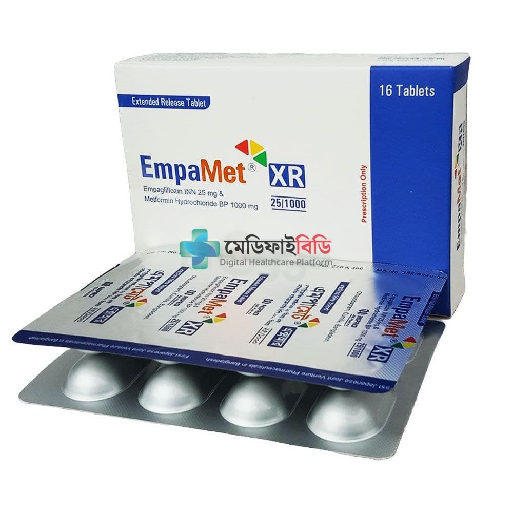 Empamet XR 25/1000 25mg