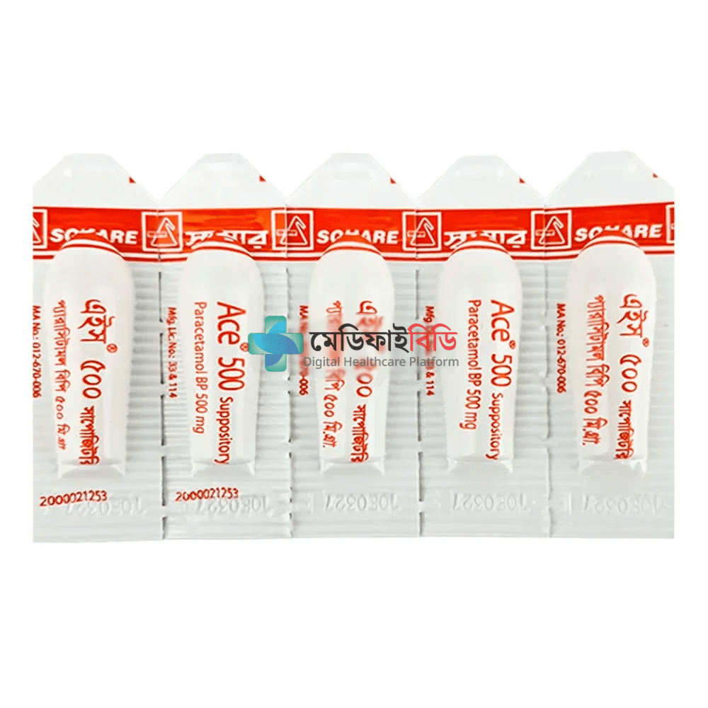 Ace 500 Suppository 500mg