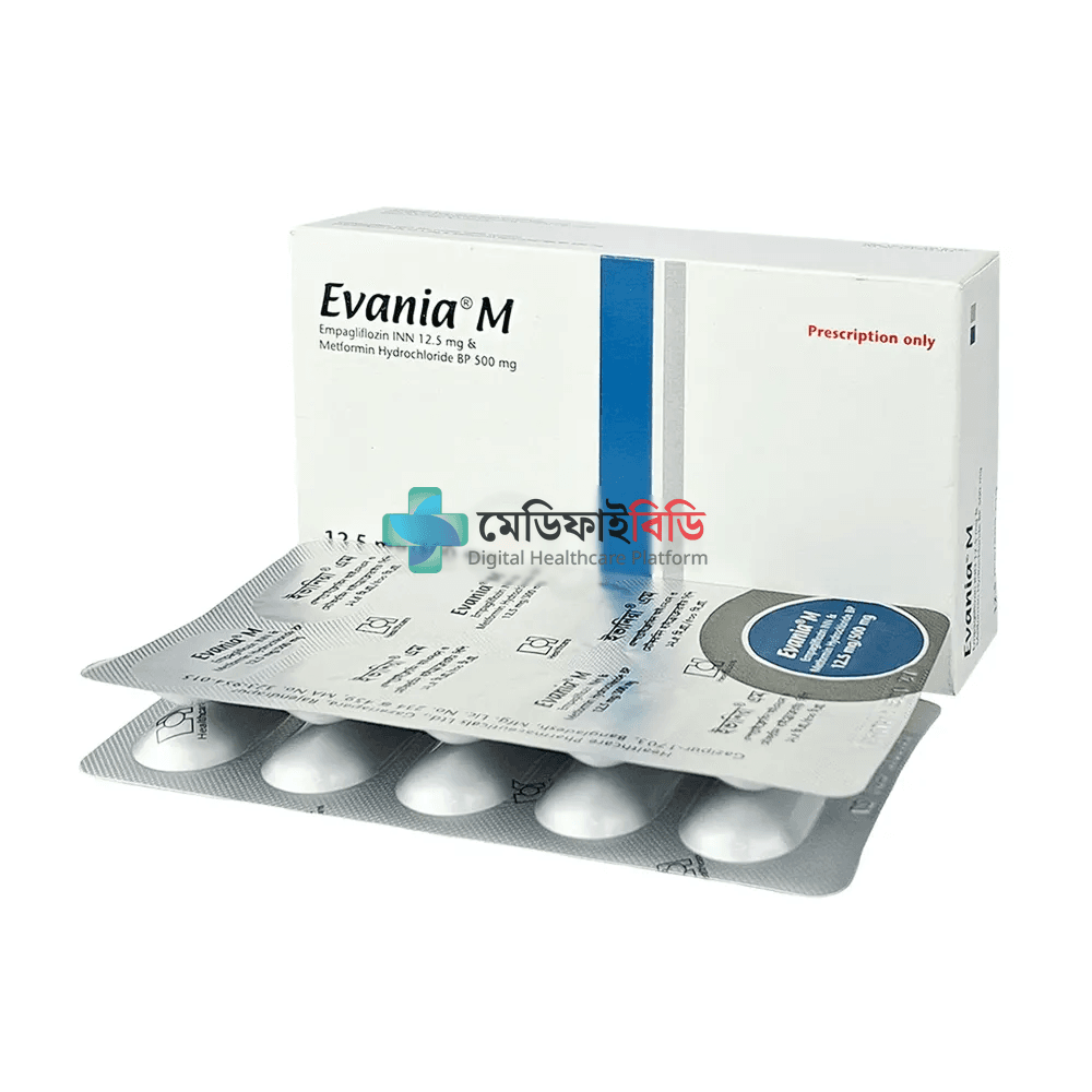Evania M 12.5/ 500 12.5mg