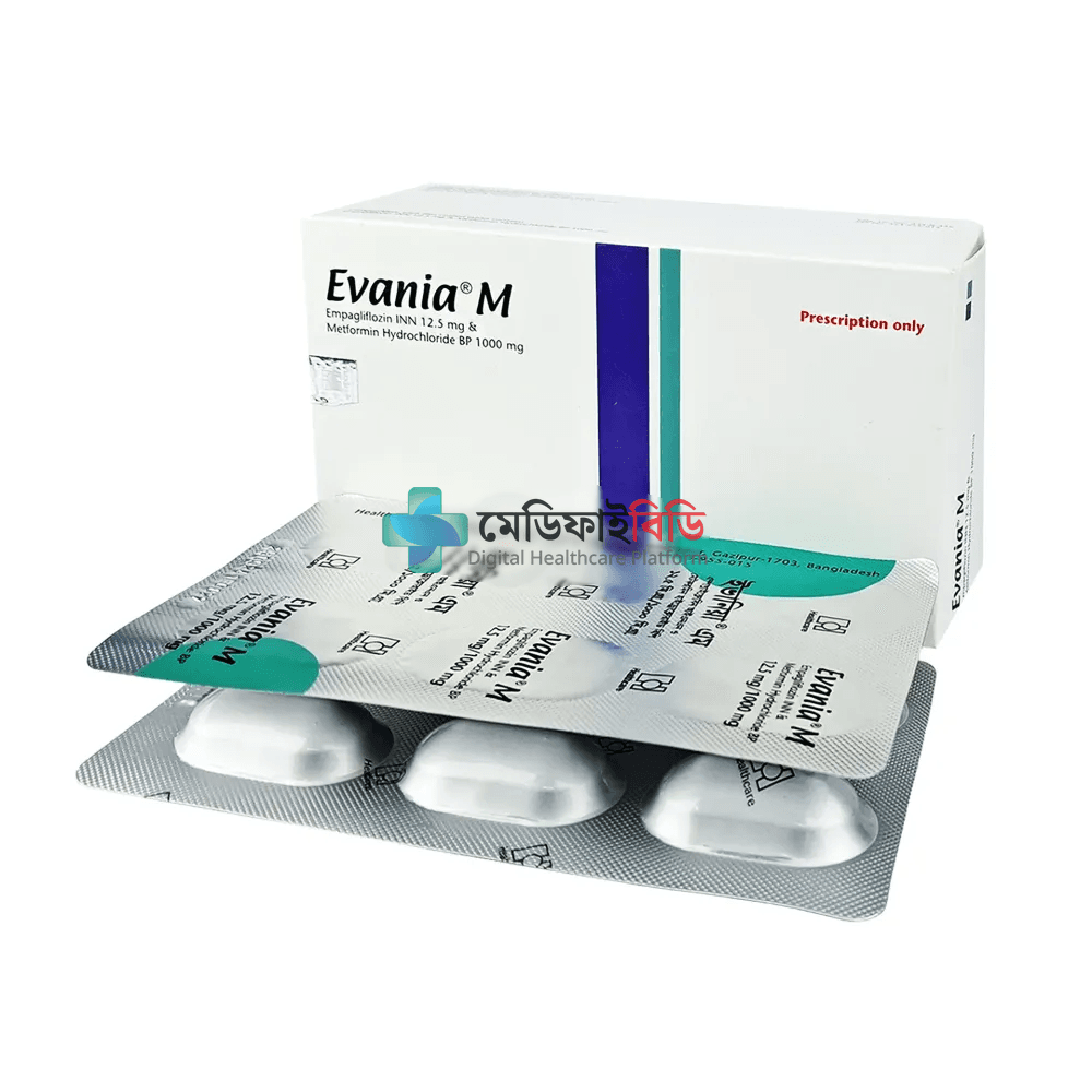 Evania M 12.5/ 1000 12.5mg